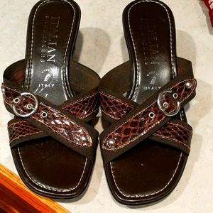 Ladies size 7 wedge sandal